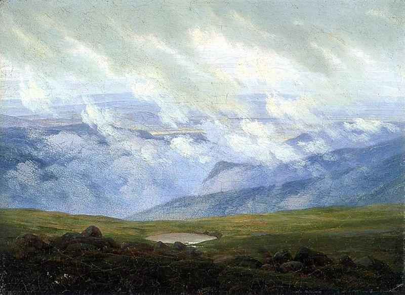 Caspar David Friedrich Drifting Clouds oil painting image